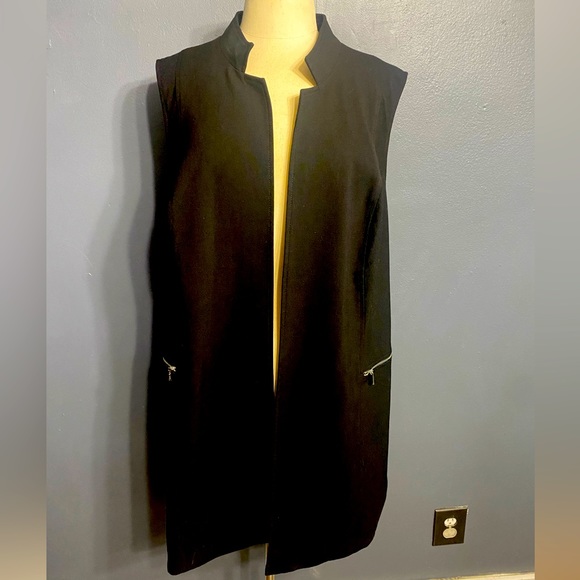 VGUC Womens Calvin Klein sleeveless blazer size 20w - Picture 1 of 9